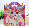 Novos adesivos de bolha para troca de roupa de menina DIY Adesivos Pegajosos Infantis Adesivos tridimensionais para roupas