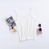 Verano Nuevo Ropa Interior sin Mangas de Hilo Fino talla única Alta Elasticidad Transpirable Sedoso Fresco Absorción de Humedad Amigable con la Piel Malla Tirante Pequeño