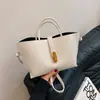 Bolsa Grande, Bolso de Mano Moderno y Elegante, Bolso de Mujer, Bolsa Nueva 2025, Bandolera, Cuello Blanco Personalizado