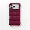 Capa de Silicone Líquido Nuvem de Dopamina para Apple 18 Pro Max, Padrão de Nuvem 3D para iPhone 17