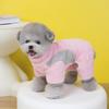 Ropa de Cuatro Patas para Perro Otoño e Invierno Engrosada Cálida y a Prueba de Frío Mascota Gato Bichón Teddy 25 Combinaciones de Colores Ropa de Cuatro Patas Ártica