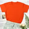 Camiseta lisa de manga corta de color sólido, talla europea, talla grande, moda urbana, moderna, casual, una pieza, envío directo