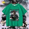 Nueva Camiseta Delta Force Weilong Rosa Rojo Comedor de Oro Lobo para Niños, Manga Corta Estudiante Holgada Superior Moderna