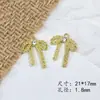 Accesorios de Colgante Pequeño de Forma Irregular Cortado con Láser de Resina Incrustada de Aleación Estilo Coreano Materiales para Joyería DIY Pendientes Accesorios para Collares