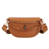 Bolsas Modernas Transfronteiriças com Toque de Luxo, Design de Nicho, Bolsas Simples e Fashion com Alças Larga, Bolsas Femininas de Corrente Transversal de Ombro Único