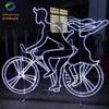 Meichen Dream Light Festival Bicicleta Amante Lanterna Luz Luminosa Modelagem Casal Modelagem Luz Decorativa Luz Decorativa