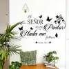 Brup Adesivos de Parede Fontes Criativas Espanholas Transfronteiriças Padrão Simples de Borboleta Adesivos Decorativos Autoadesivos Zn5305E