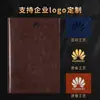 Cuaderno Retro de Cuero Suave A5 Cuaderno de Notas Grueso para Reuniones de Negocios Oficina Cuaderno Pequeño Portátil Diario