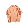 Camiseta de manga corta CLOR American High Street de 320 g, gruesa, para hombre y mujer, de algodón flameado, MGA301
