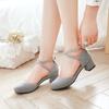 Sandalias para Mujer 2026 Verano Nuevo Estilo Zapatos Planos de Punta Cerrada y Tacón Medio para Estudiantes y Chicas Jóvenes Versátiles Zapatos Suaves de Hada