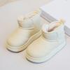 Botas de Nieve para Niños 2026 Invierno Nuevo Estilo Botines Cortos para Niños con Forro de Felpa y Botas de Algodón Engrosadas para Niñas Zapatos de Algodón Cálidos para Bebés