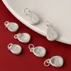 Accesorio de plata pura S999, plata dura 3D, versión ligera, paz y alegría, fortuna y prosperidad, colgante con carácter "Fu", pulsera, amuleto de ábaco