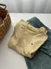 Camiseta Redonda de Manga Corta con Bordado de Caballo de Lana Tencel para Mujer, Tacto de Alta Gama, Suave y con Caída, Hombro Normal, Top Adelgazante para Verano