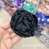 Estilo Coreano Telas de Seda y Satén Flor de Tela Flor de Rollo Rosa Accesorios Florales Accesorios para el Cabello DIY Diademas para Niños Accesorios Florales Pequeños Hechos a Mano Accesorios para Ropa