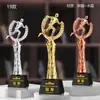 Trofeo de Cristal Personalizado y Medalla para Carrera de Relevos, Juegos Deportivos, Maratón y Campeonato de Carrera de Larga Distancia