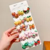 Elástico Fofo para Cabelo de Polegar para Meninas Que Não Machuca o Cabelo, Pequeno Elástico de Borracha, Acessório de Cabeça Doce e Versátil, Altamente Durável e Estilo Fresco