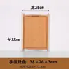 Bandeja para productos de salón de belleza, bandeja de madera, bandeja de frutas de bambú, bandeja de té de bambú, bandeja rectangular para mezclar aceites esenciales