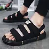 Sandalias para hombre, nuevas sandalias deportivas de playa de verano 2026, antideslizantes, de suela blanda, de suela gruesa, sandalias de doble propósito para conducir