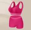 Sujetador sin costuras para mujer de talla grande para Amazon transfronterizo, Sujetador sin varillas, Conjunto de sujetador deportivo de talla grande Sujetador