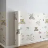 Papel de Parede Autoadesivo Estilo Cartoon Infantil e Puro Adesivos de Parede à Prova d'Água Papel de Parede para Casa Decoração de Parede de Fundo para Quarto Sala de Estar Adesivos