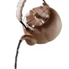 Tetera Grande de Gres Vintage para Preparar Té, Tetera Sencilla para Hogar y Oficina con Taza de Té para Preparar Té