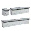 Consola de control tipo F sala de doble monitorización de seguridad escritorio de computadora de acero laminado en frío centro de mando consola de monitorización de despacho transfronterizo