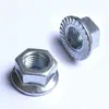 Grado 2 EE. UU.. tuerca dentada de brida hexagonal/pulgada tuerca dentada de brida hexagonal 6-32 -- 3/4-10