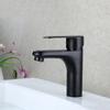 Mezcladora de baño Lavabo nórdico grifo de agua fría y caliente de cobre Europeo negro lavabo de encimera grifo de lavabo al por mayor