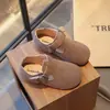 Novos Sapatos Infantis Primavera 2025 Estilo Coreano Sapatos Birkenstock para Crianças Sapatos de Couro para Meninos Sapatos Individuais para Meninas Sola Macia Sapatos Versáteis da Moda