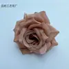 Cabeza de Rosa de Diamante, Rosa de Seda Retro, Flor Artificial para Decoración de Paisajismo de Interiores, Venta Directa de Exportación Transfronteriza Flor de Seda