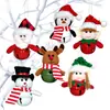 Nuevas Decoraciones Navideñas Árbol de Navidad Colgantes Pequeños Muñeco de Anciano Cascabeles Decoraciones Festivas Navideñas Regalos Pequeños