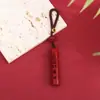 Una generación de colgante de cinabrio colgante para llave de coche arena dorada púrpura señal del Sutra del Corazón de la Prajna Paramita joyería colgante