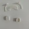 Dentaduras de Vampiro Presas Retráteis Protetor Bucal de Halloween Brinquedo de Dentes Automático Dentes Falsos para Retração
