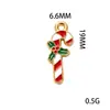 Componentes de Brinco, Pulseira, Pingente e Acessórios DIY de Liga de Metal com Gotejamento de Óleo de Desenho Animado Transfronteiriço de Papai Noel, Rena, Árvore e Floco de Neve