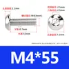Tornillos de Cabeza Semiredonda de Acero Inoxidable 316 con Agujero Hexagonal, Pernos de Cabeza Hexagonal Iso7380 M3M4M5M6