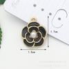 Accesorios para Joyería DIY Goteo de Aceite Estilo Clásico Chanel Moda Labial Lazo Bolso Pendientes Collar Colgante Llavero