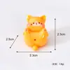Producto Nuevo Original Accesorios de Resina de Animales Pequeños Como Cerdos, Tortugas y Conejos para Manualidades de Escritorio, Venta al por Mayor de Resina