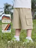 Shorts de Trabajo de Secado Rápido para Niños Estilo Europeo Derecho Verano 2026 Nueva Ropa Infantil Shorts Delgados de Verano para Niños Pequeños