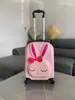 Nova mala de rodinhas infantil 3D animal fofo bagagem de estudante 18 polegadas roda universal mala personalizável