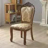 Cadeira de Jantar Estilo Europeu Madeira Maciça Moderna Lazer Bolsa Macia Hotel Reunião Simples Encosto de Mahjong Cadeira de Madeira Maciça Doméstica Banqueta