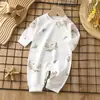 Mameluco para Bebé Algodón Puro Categoría a Ropa para Primavera y Otoño para Recién Nacidos Ropa de Gateo de Manga Larga para Bebé Niño y Niña Ropa para el Hogar Pijamas
