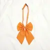 Corbata pequeña para estudiante de color sólido estilo japonés coreano, negro, rojo vino, para hombre y mujer, uniforme, pajarita, flor para solapa de traje, Ins
