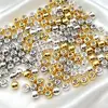 Cuentas espaciadoras de silicona para posicionamiento, accesorios para joyería DIY, cuentas ajustables para pulseras y collares, cuentas sueltas