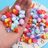 Personalizado Transfronteiriço Novo Produto Contas de Silicone Gengiva de Dentição Grau Alimentício Formato de Chupeta de Bebê Mão Anti-Comer Bebê Forma Especial