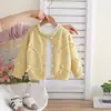 Suéter de Otoño e Invierno para Niñas 2026 Nuevo Estilo Coreano Cardigan de Punto con Lazo Top Versátil para Niñas Pequeñas, Dropshipping de Comercio Exterior