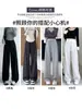 Calça Wide Leg de Veludo Preto Plus Size Feminina 2026 Outono/Inverno Novo Acolchoada Quente de Algodão Punho Elástico Calça de Moletom Calça Esportiva Casual