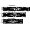 Toalha de mesa de Halloween transfronteiriça com estampa de caveira e morcego, banner de toalha de mesa para decoração de festa de feriado para sala de jantar interna