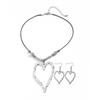 Collar de estrella de mar con concha de viento oceánico transfronterizo de Europa y Estados Unidos, exagerado, dulce, genial, de metal, con gran flor, collar de amor, traje