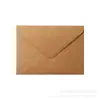 Sobres de Papel Kraft Marrón Oscuro de una Cara de 150g Estilo Europeo, Suministro Transfronterizo, Admite Impresión de Tamaño Personalizado, En Stock del Fabricante
