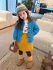 Casaco Suéter Feminino Inverno 2026 Novo Estilo Roupas de Menina Estilo Coreano Cardigan Espesso Quente Infantil Top de Bebê